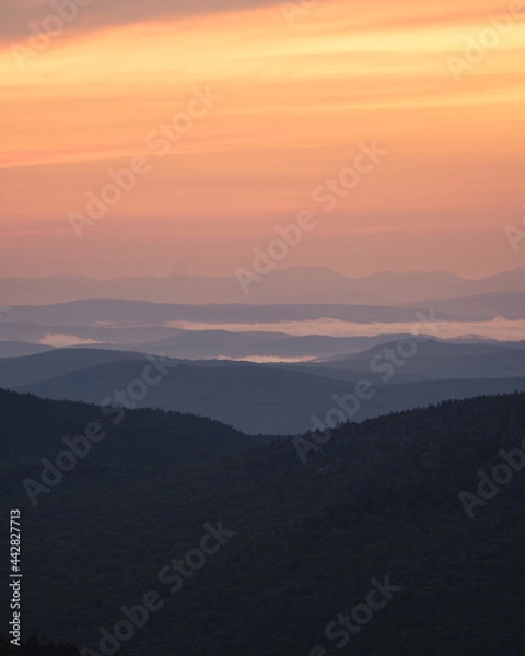 Obraz Sunrise from Spruce Mt.