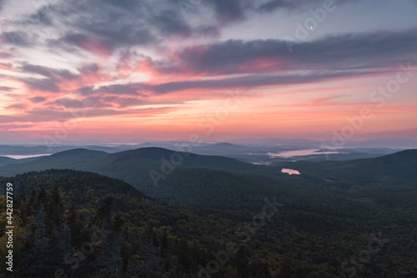 Obraz Sunrise from Spruce Mt.