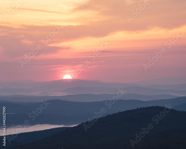 Obraz Sunrise from Spruce Mt.