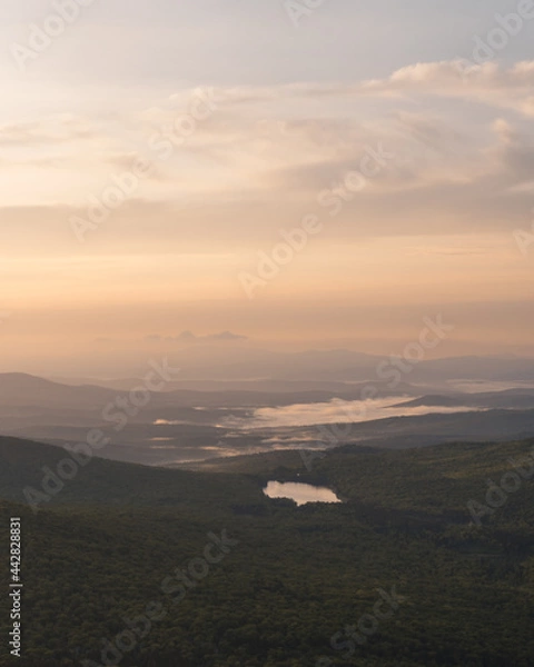 Obraz Sunrise from Spruce Mt.