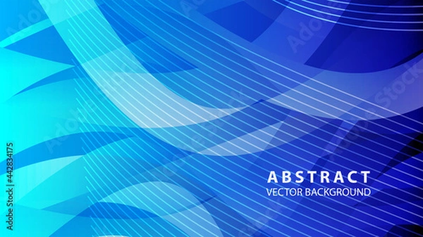 Fototapeta Abstract background design. gradient with geometric lines and light effect. Motion minimal concept - Vector
