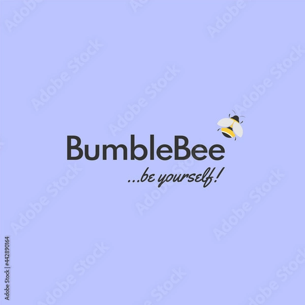 Fototapeta Bumblebee - be yourself! Logo