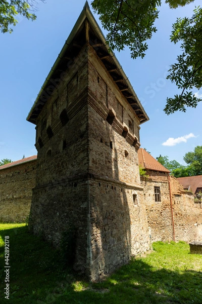 Obraz Bethlen Castle, Historic Sites in Mures County. Fortified churches and castles of Transylvania