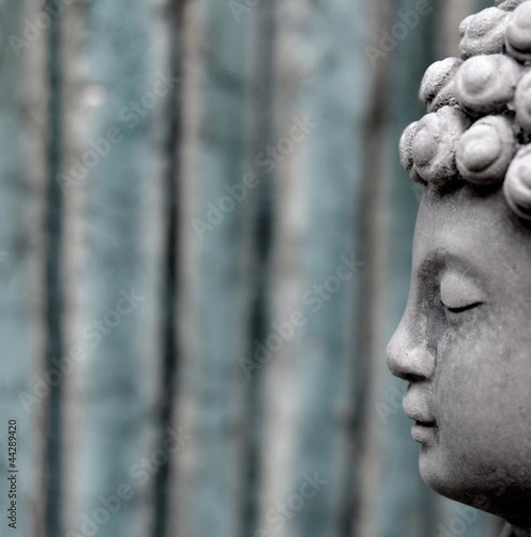 Fototapeta Buddhakopf im Profil