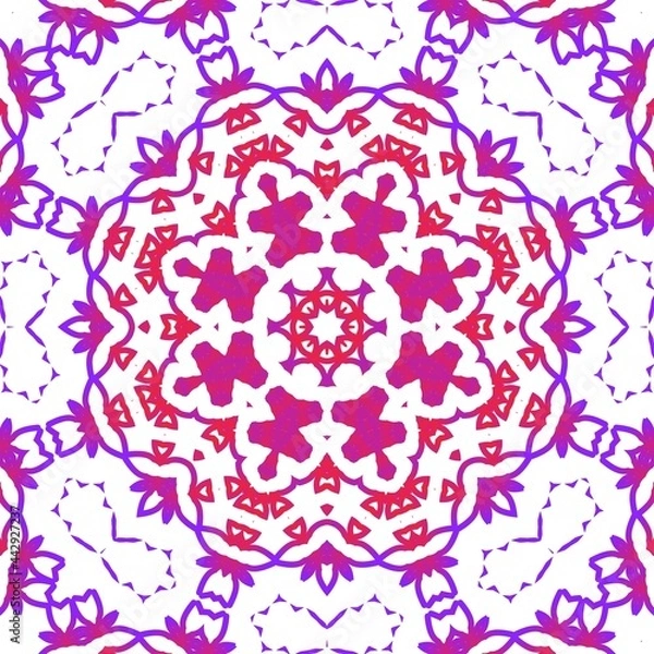 Obraz Floral pattern illustration design.