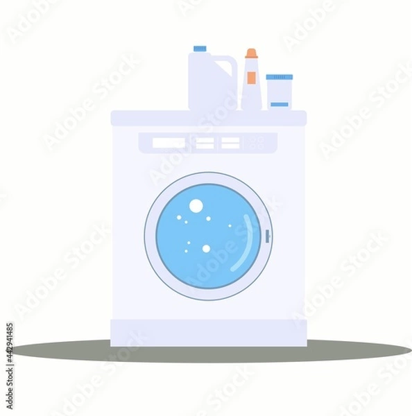 Obraz Washing machine isolated Vector design