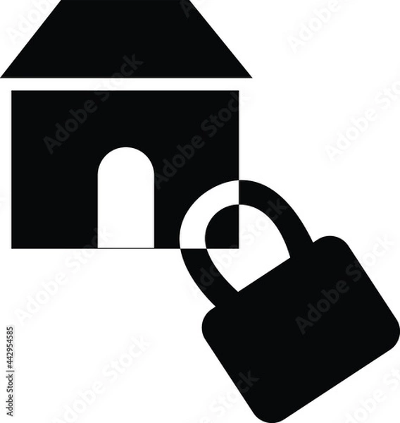 Obraz lockdown icon