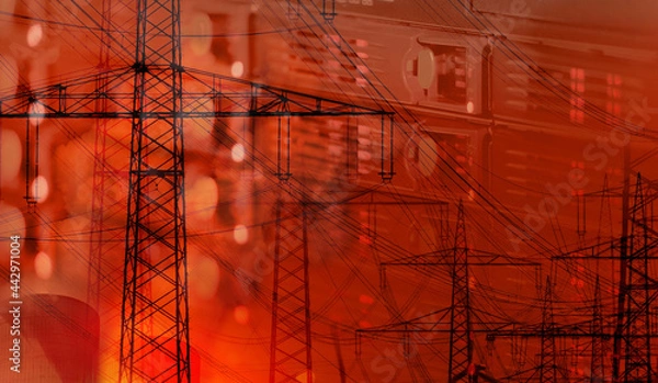 Obraz Composition energy and technology