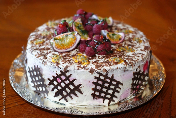 Obraz Raspberry cake