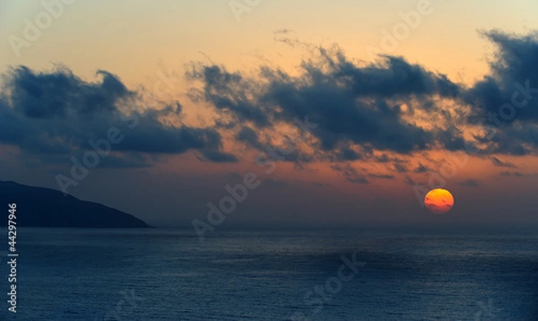 Obraz Sunset in Lefkada, Greece