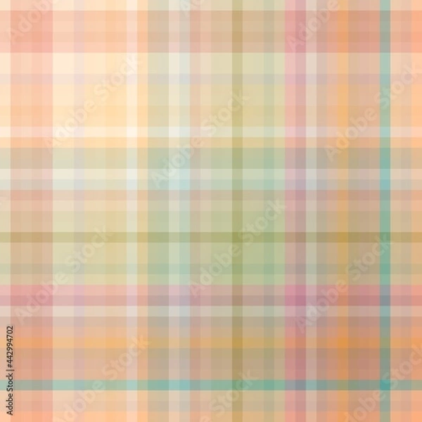 Fototapeta Abstract checkered pattern. Seamless vector design. Textile print.
