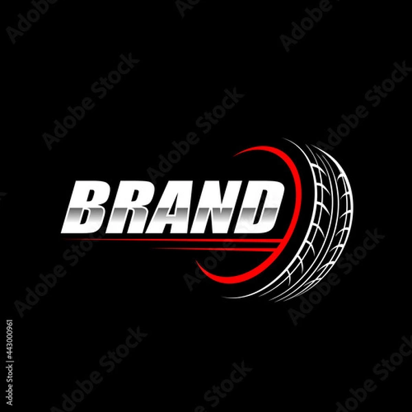 Fototapeta tire logo template