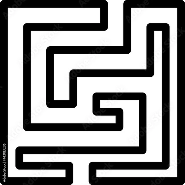 Obraz dungeon outline icon