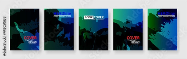 Fototapeta abstract background with gradient color. Applicable for design cover, presentation, invitation, flyer, annual report, poster and business card, desing packaging - Vector