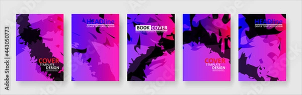Fototapeta abstract background with gradient color. Applicable for design cover, presentation, invitation, flyer, annual report, poster and business card, desing packaging - Vector
