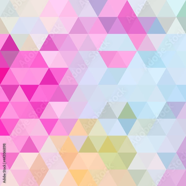 Fototapeta polygon abstract background colorful triangle