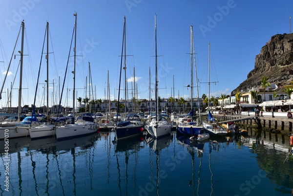 Obraz boats in marina