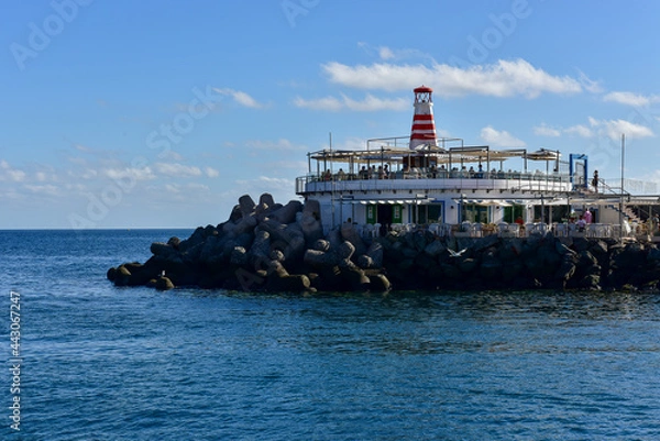 Obraz ship in the harbor