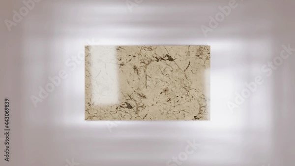 Fototapeta 3D rendering of background. For show product. Blank scene showcase mockup.