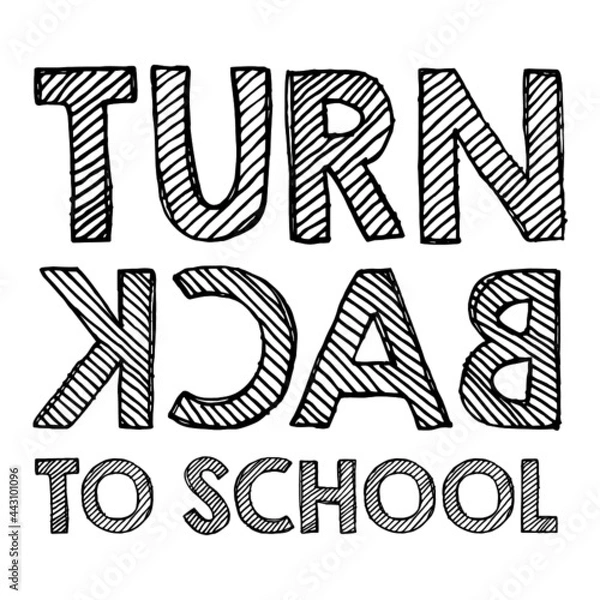 Fototapeta Turn back to school