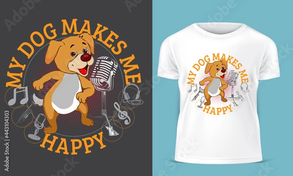 Obraz Creative T-shirt Design In This Year