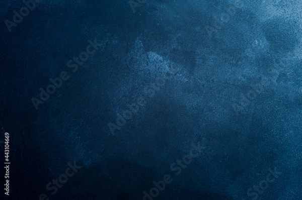 Obraz dark blue cement wall bakground