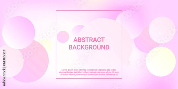 Fototapeta Background picture with balls for banner design.