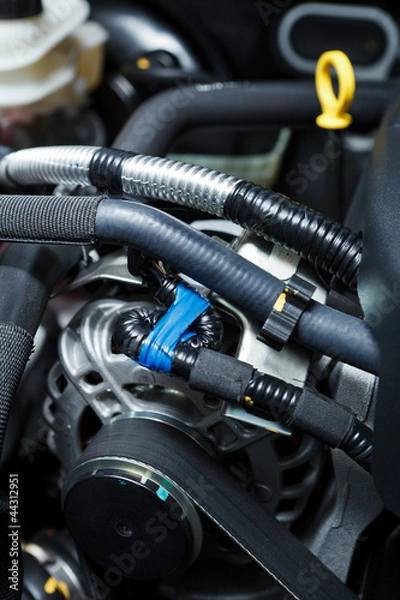 Fototapeta Car engine