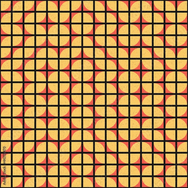 Fototapeta Abstract Geometric Pattern generative computational art illustration