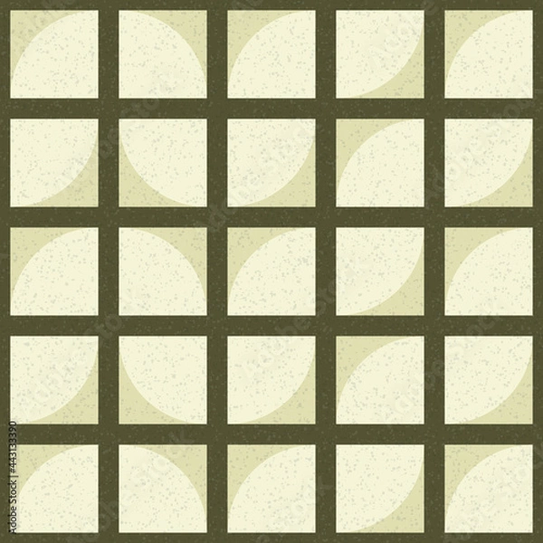 Fototapeta Abstract Geometric Pattern generative computational art illustration
