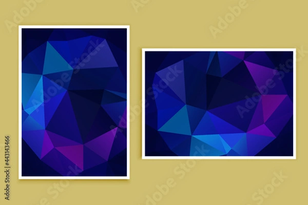 Fototapeta abstract textured polygonal background vector. Blurry triangle design. The pattern can be used for the background.	