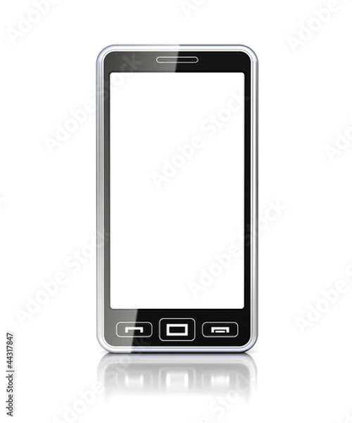 Obraz 3d mobile phone isolated on white background