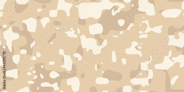 Fototapeta Camouflage seamless pattern. Сamo. Repeat print. Vector flat illustration.