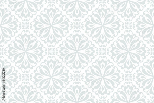 Fototapeta Abstract geometric seamless pattern. Black and white. Modern stylish texture. Vector background.