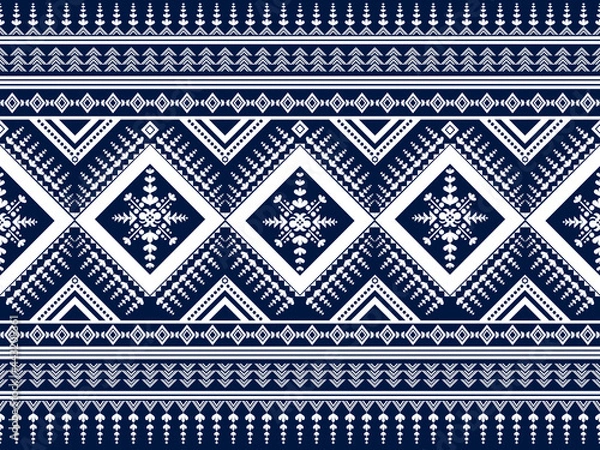 Obraz seamless knitted pattern