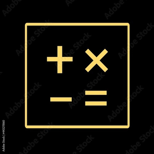 Fototapeta yellow plus sign