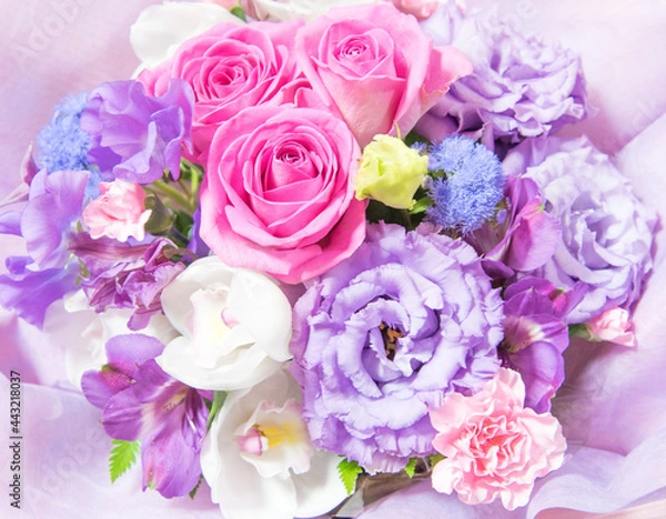 Obraz お祝、バラの花束、喜寿、Congratulations