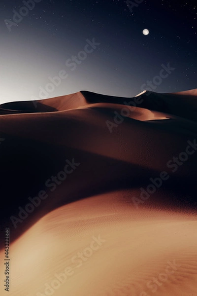 Obraz view of nice sands dunes at Sands Dunes National Park