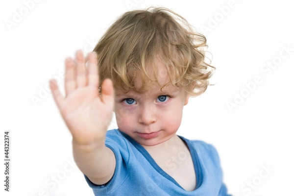 Obraz Dziecko mówi nie