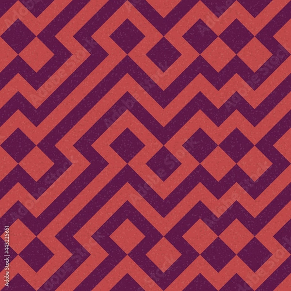 Fototapeta Abstract Geometric Pattern generative computational art illustration