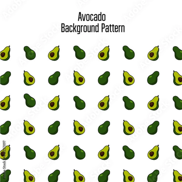 Obraz Avocado Background Pattern | Abstract background