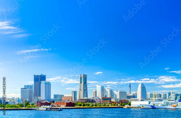 Obraz 横浜風景　みなとみらい