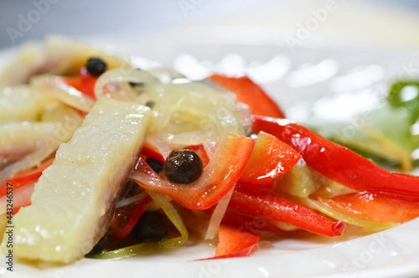 Obraz herring in salad
