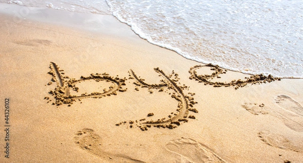 Obraz Bye in the beach