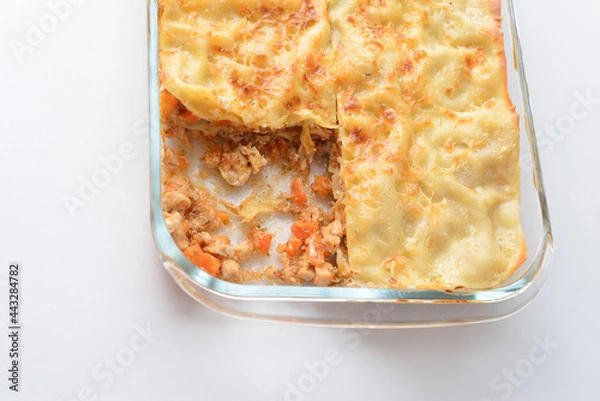 Obraz lasagna in a pan