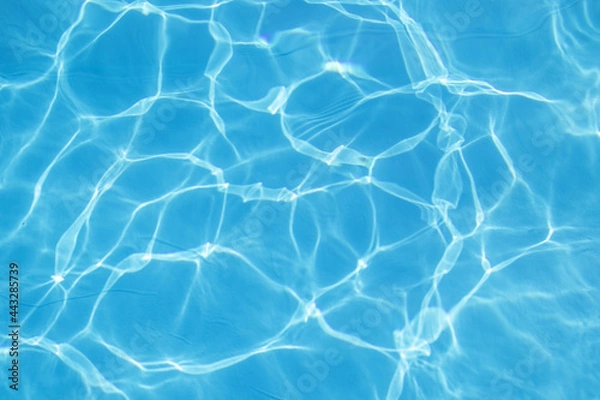 Obraz Sun glare in the water, the surface of the water in the pool