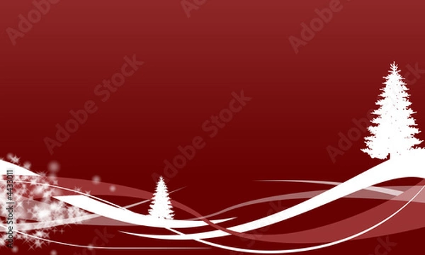 Obraz Christmas trees