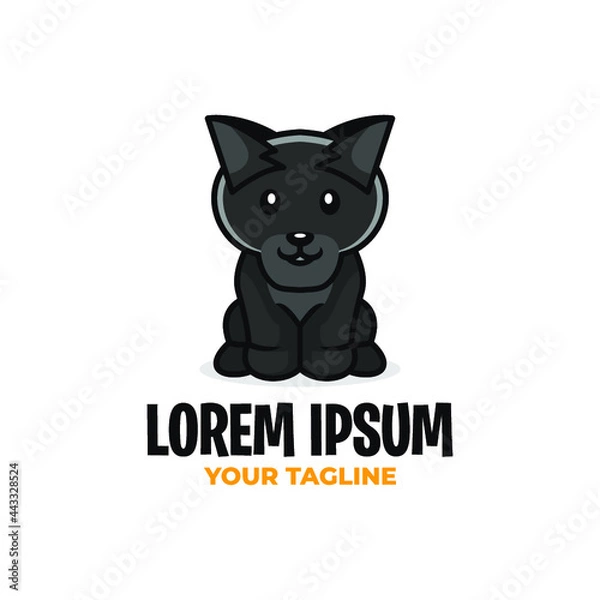 Obraz AWESOME CUTE PHANTER LOGO TEMPLATE