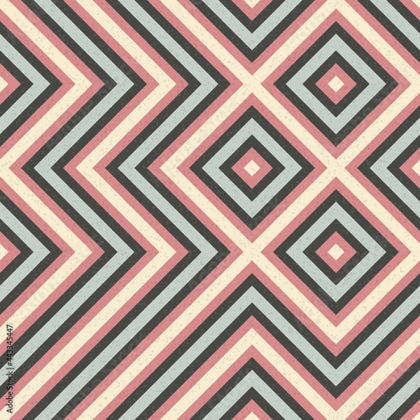 Fototapeta Abstract Geometric Pattern generative computational art illustration