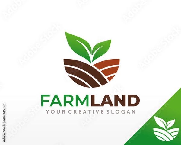 Obraz Farm Logo Design. Agriculture Logo design vector